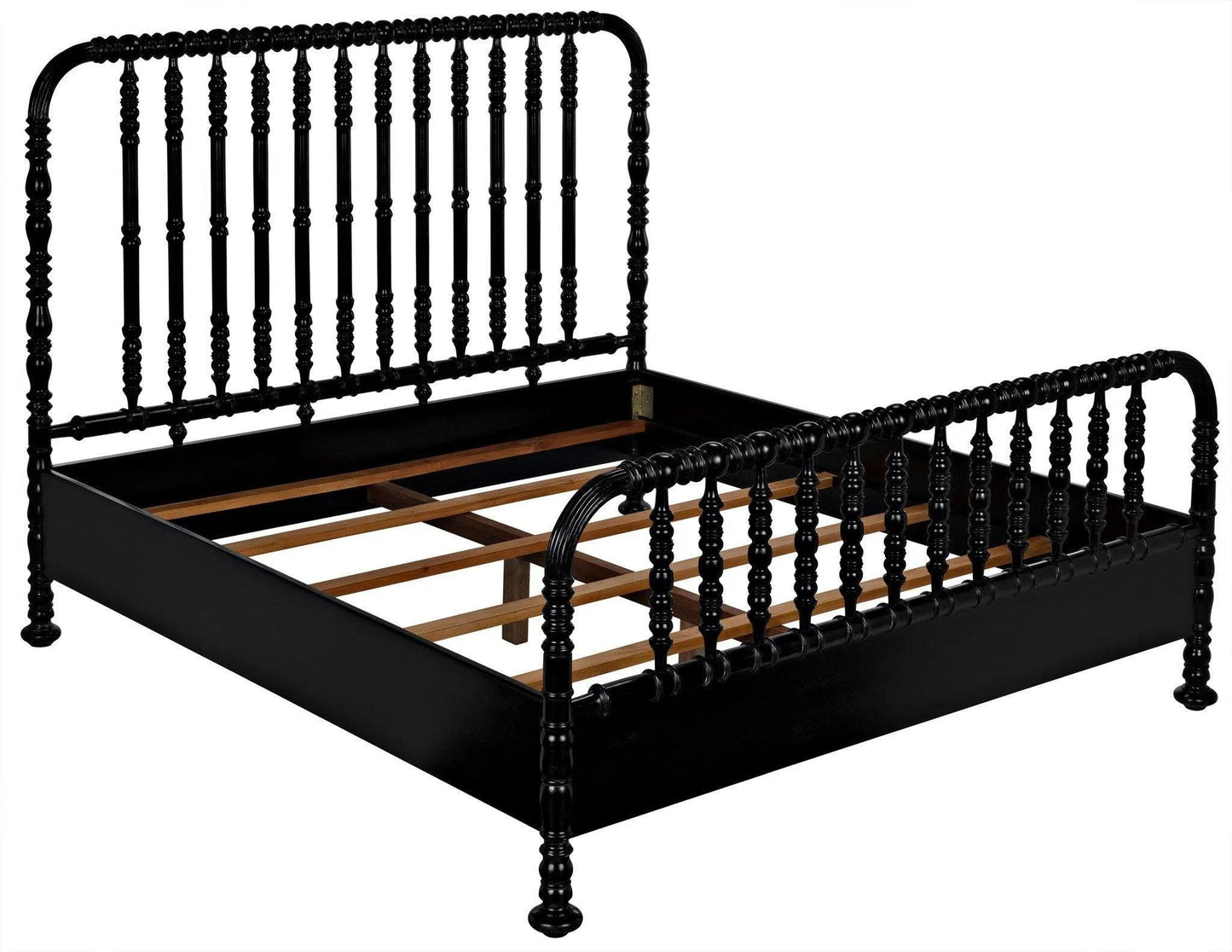 Bachelor Black Wooden Bed Frame