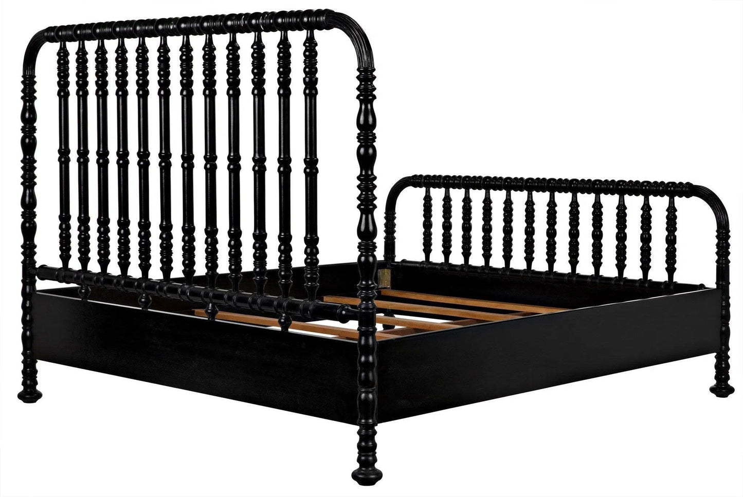 Bachelor Black Wooden Bed Frame