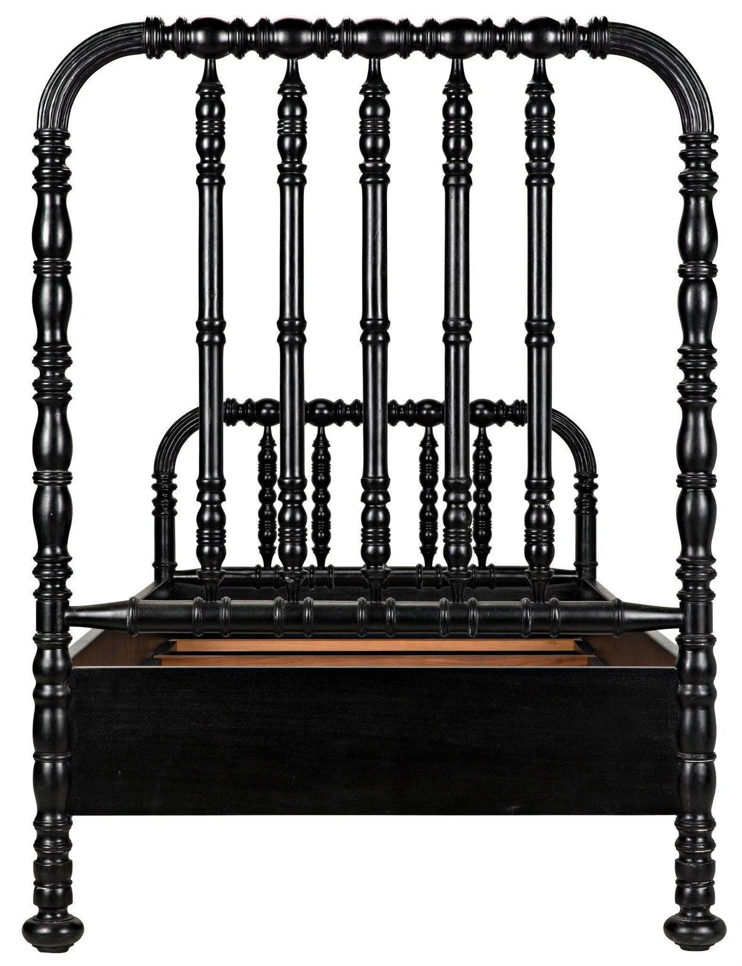 Bachelor Black Wooden Bed Frame