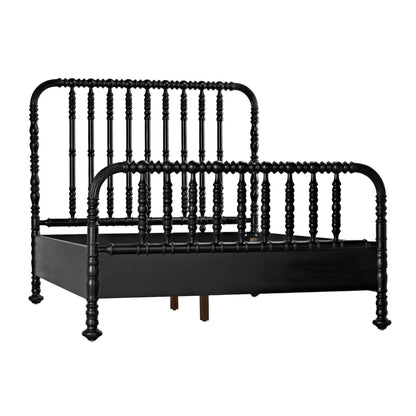 Bachelor Black Wooden Bed Frame