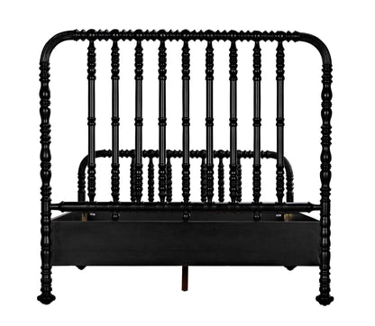 Bachelor Black Wooden Bed Frame