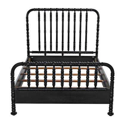 Bachelor Black Wooden Bed Frame