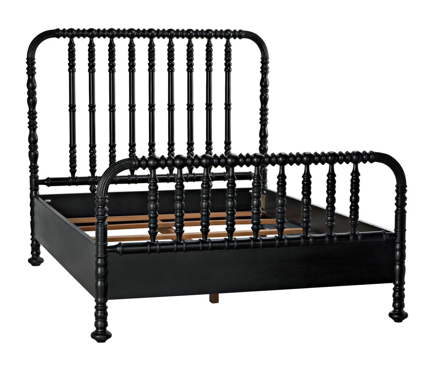 Bachelor Black Wooden Bed Frame