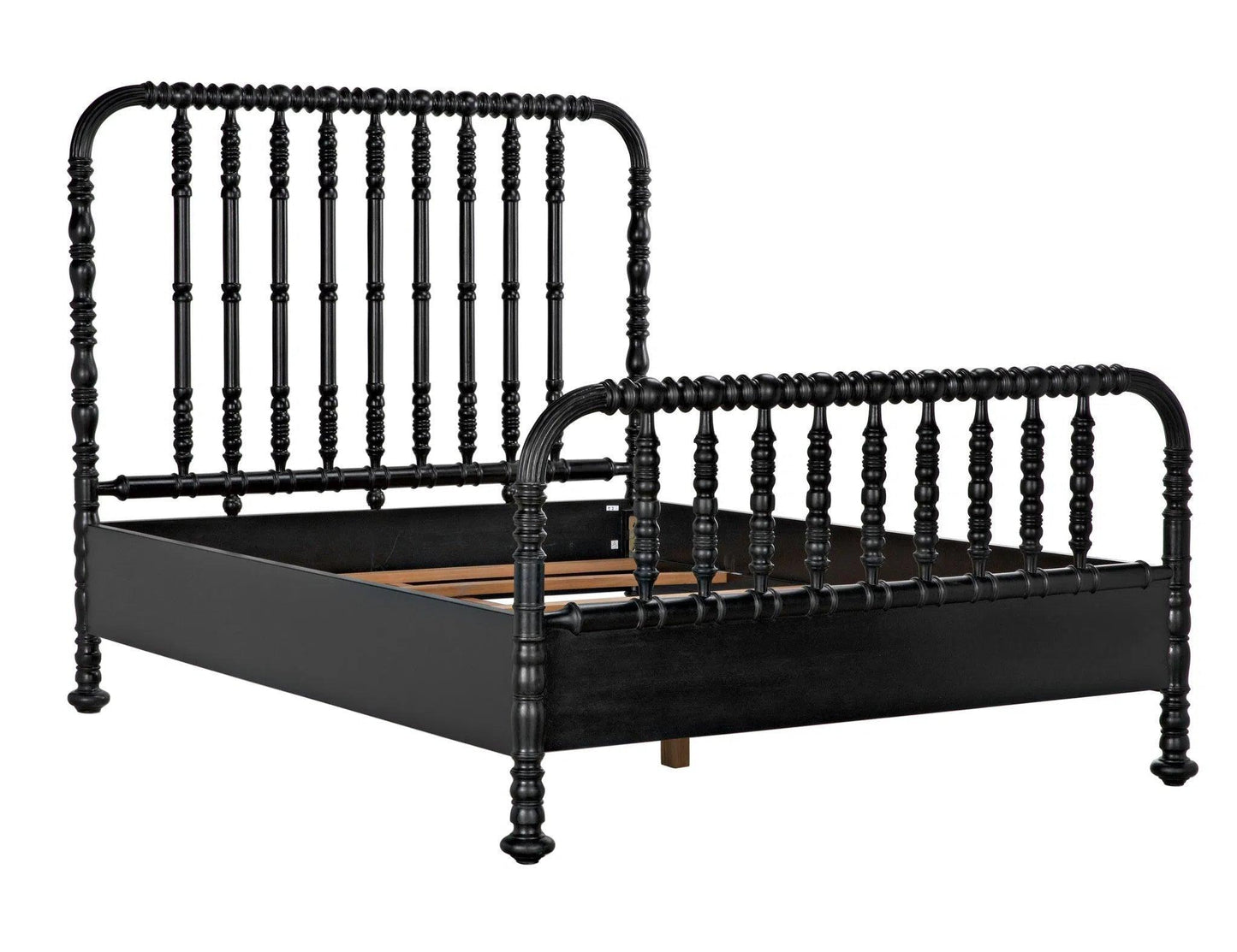 Bachelor Black Wooden Bed Frame