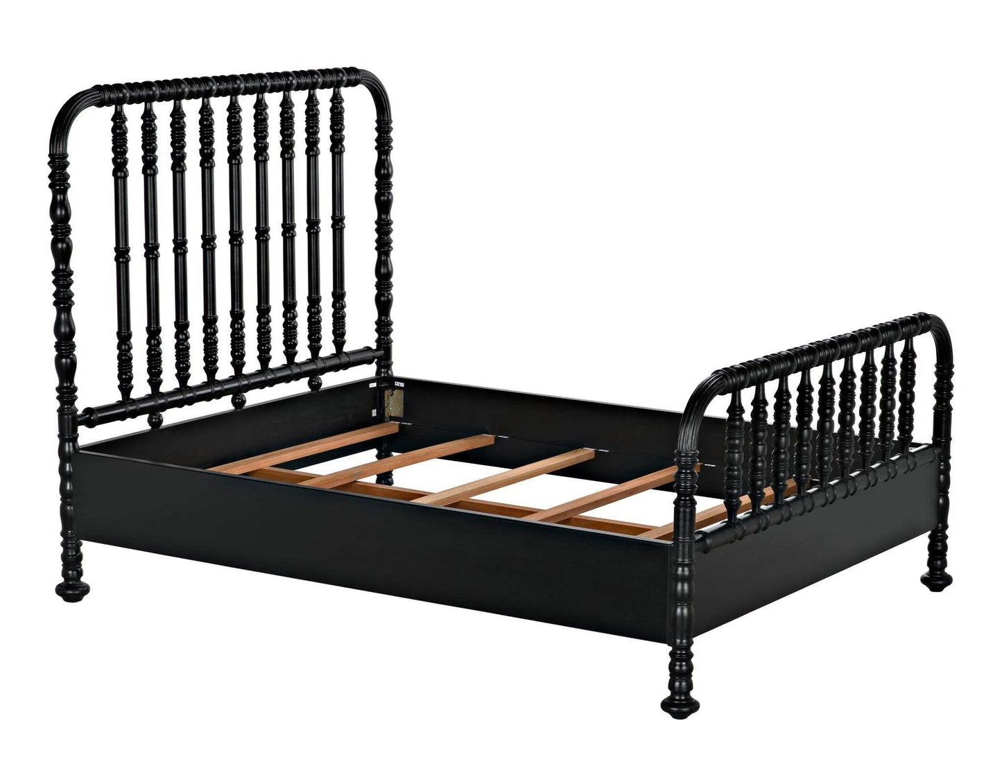 Bachelor Black Wooden Bed Frame