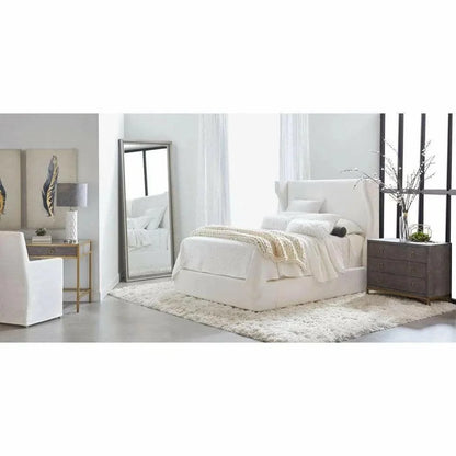 Balboa Livesmart Upholstered White Bed Frame