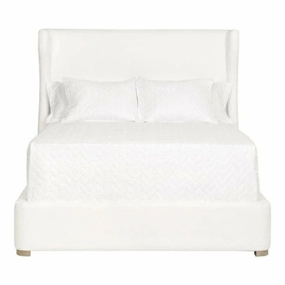 Balboa Livesmart Upholstered White Bed Frame