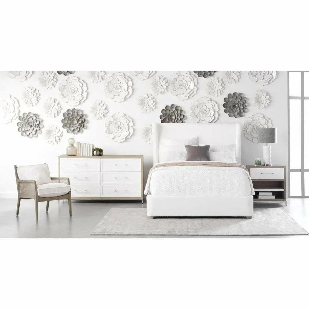 Balboa Livesmart Upholstered White Bed Frame