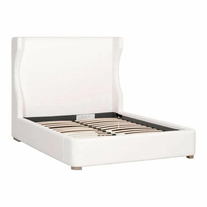 Balboa Livesmart Upholstered White Bed Frame