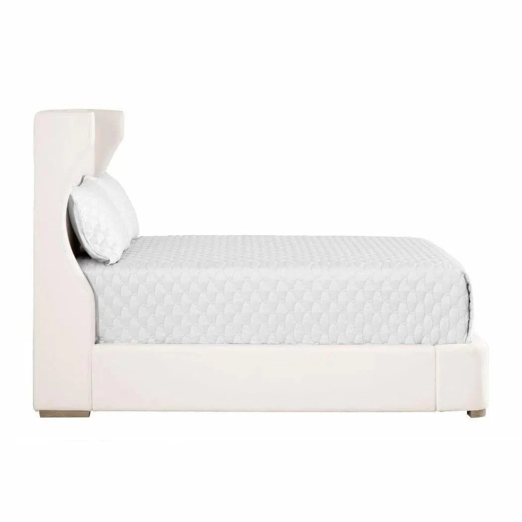 Balboa Livesmart Upholstered White Bed Frame