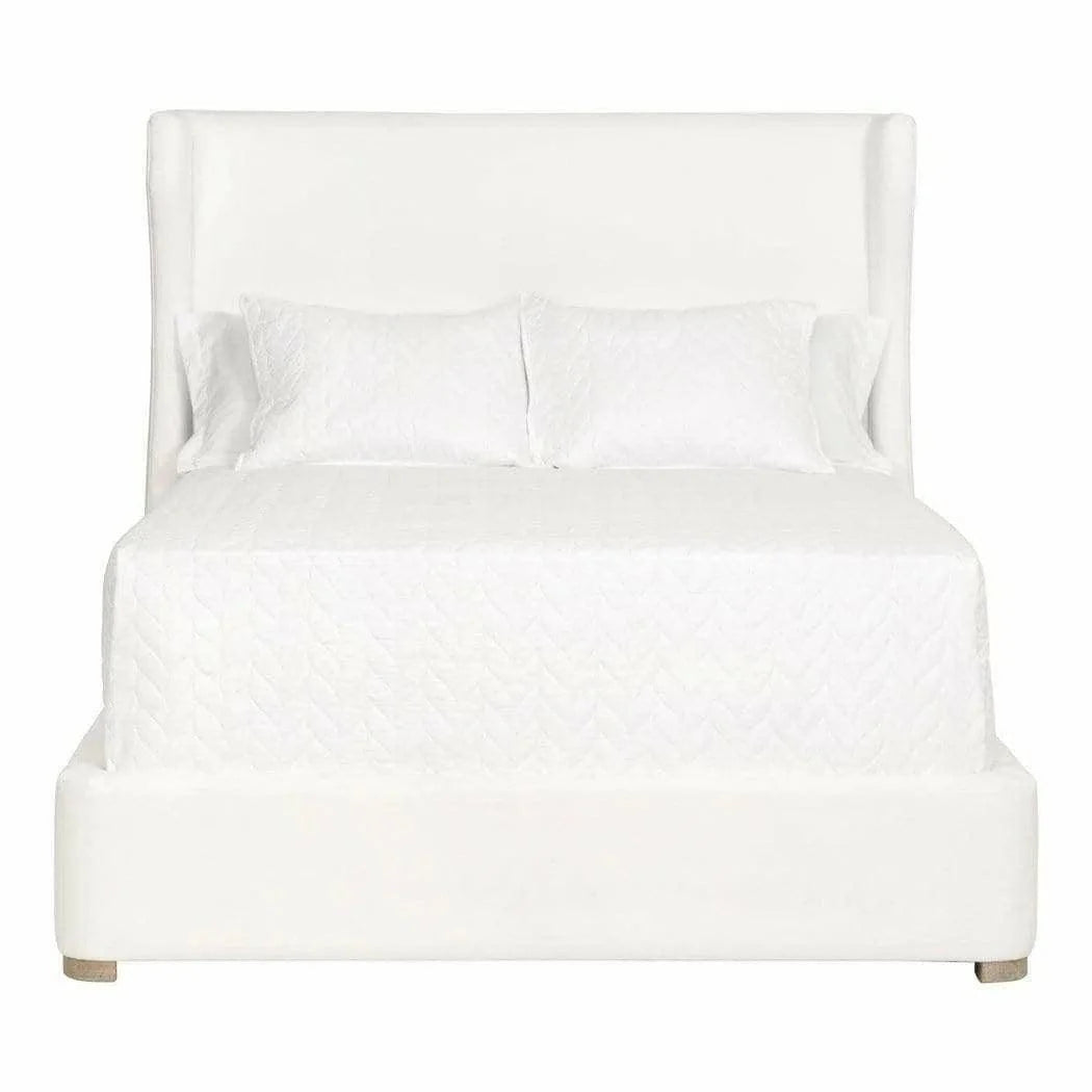 Balboa Livesmart Upholstered White Bed Frame