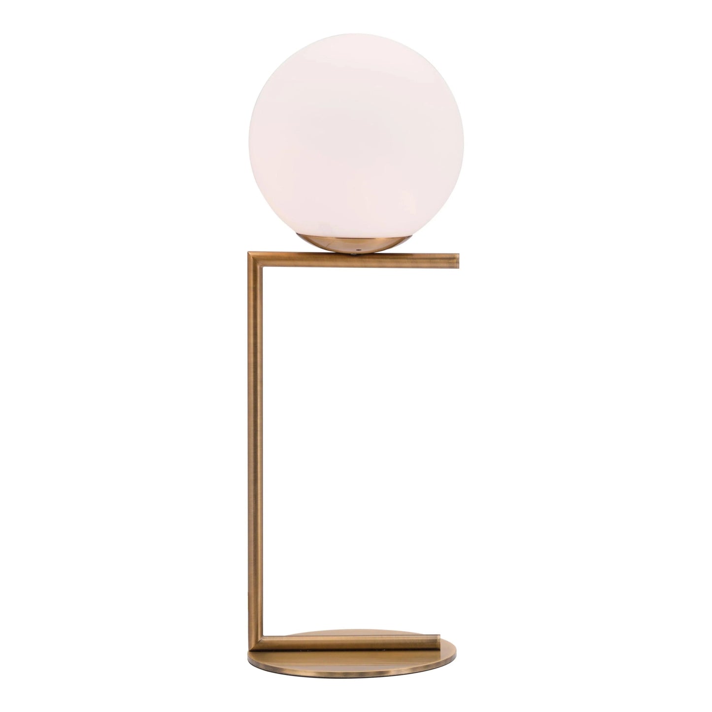 Belair Table Lamp Brass Table Lamps LOOMLAN By Zuo Modern