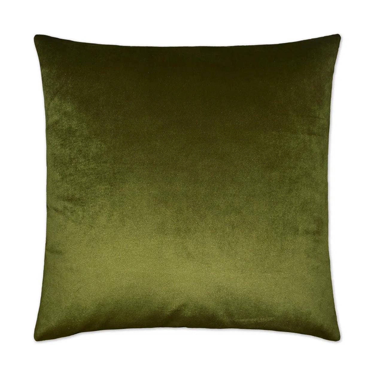 Belvedere Aloe Solid Green Large Throw Pillow With Insert Throw Pillows LOOMLAN By D.V. Kap