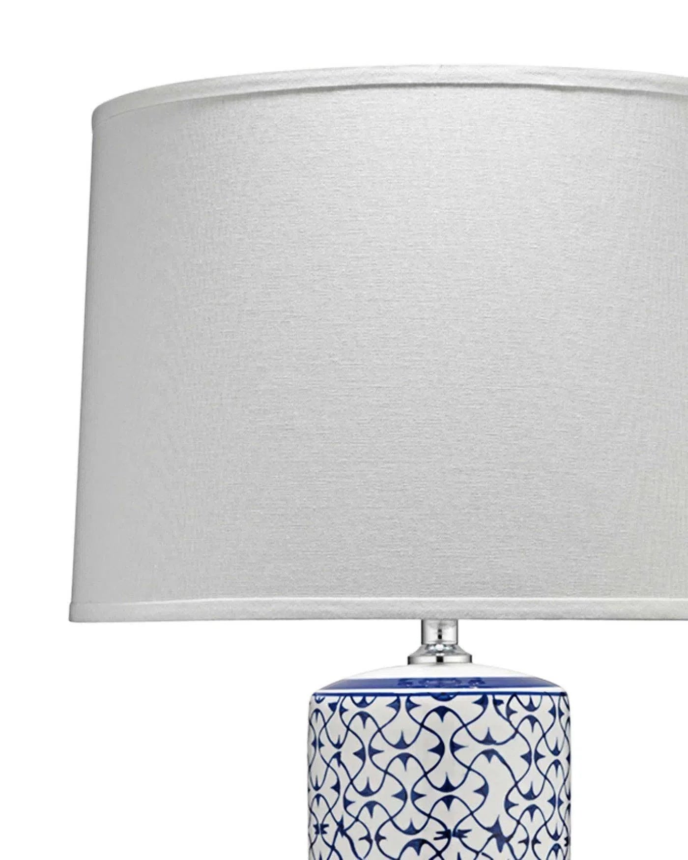 Blue Ceramic Vivian Table Lamp Table Lamps LOOMLAN By Jamie Young