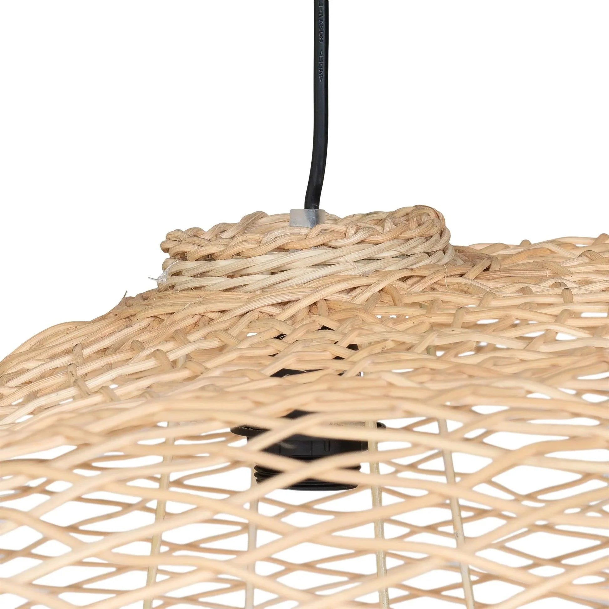 Bora Bora Natural Rattan Chandelier Chandeliers LOOMLAN By Artesia