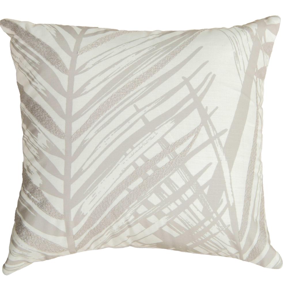 LOOMLAN Botanical Ivory Outdoor Throw Pillows