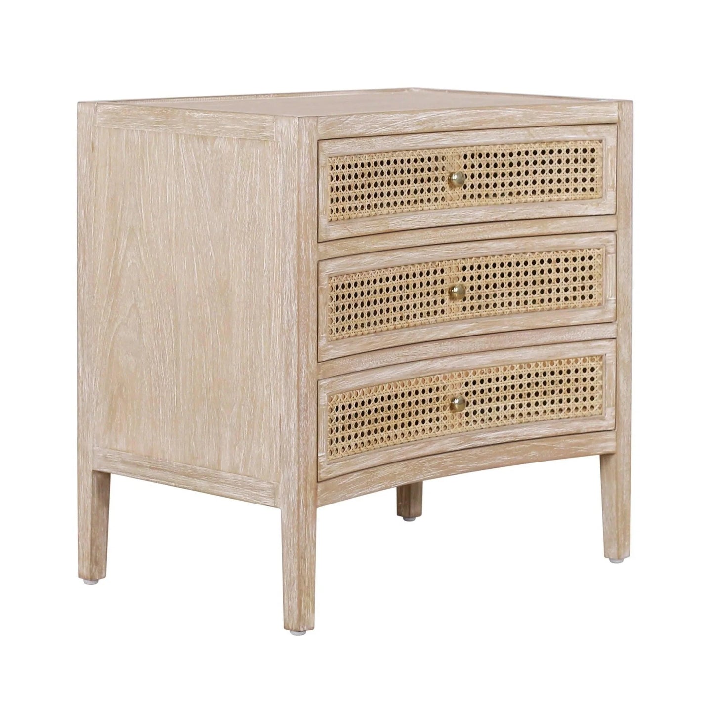 Brice Side Table Natural Nightstands LOOMLAN By Artesia