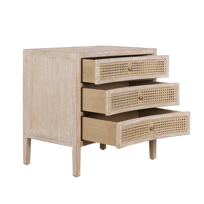 Brice Side Table Natural Nightstands LOOMLAN By Artesia