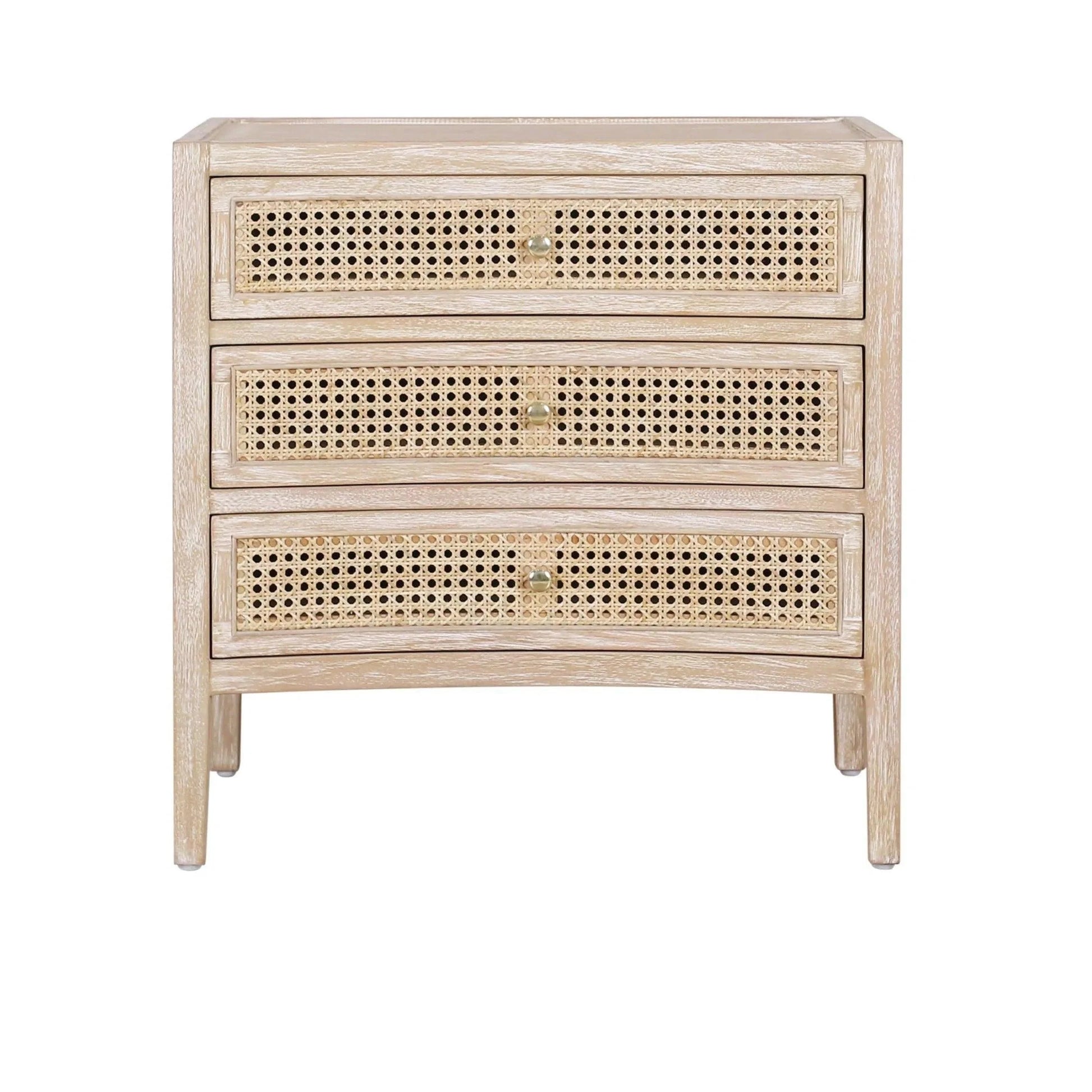 Brice Side Table Natural Nightstands LOOMLAN By Artesia