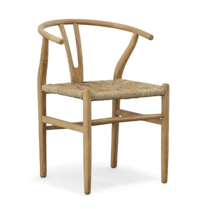 Broomstick Wood Framed Armless Dining Chair