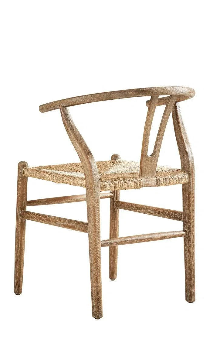 Broomstick Wood Framed Armless Dining Chair