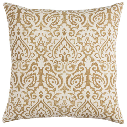 Carl Damask Decorative Throw Pillow For Couch Throw Pillows LOOMLAN By LOOMLAN