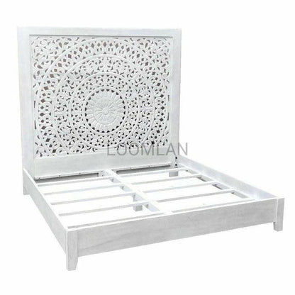 Globo Addon : hardware Mandala Bed Frame with Tall Headboard (King)