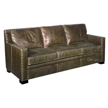 Uptown Sebastian Chesapeake Custom Chill - Coastal Leather Couch