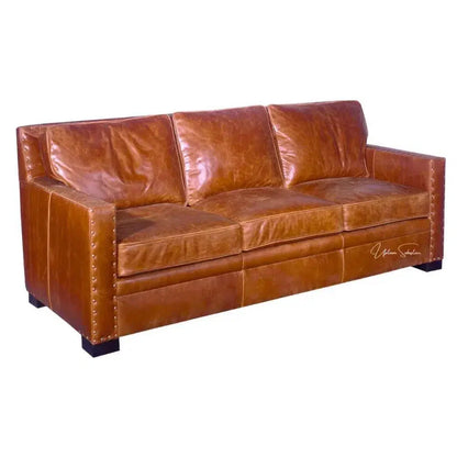 Uptown Sebastian Chesapeake Custom Chill - Coastal Leather Couch