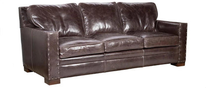 Uptown Sebastian Chesapeake Custom Chill - Coastal Leather Couch