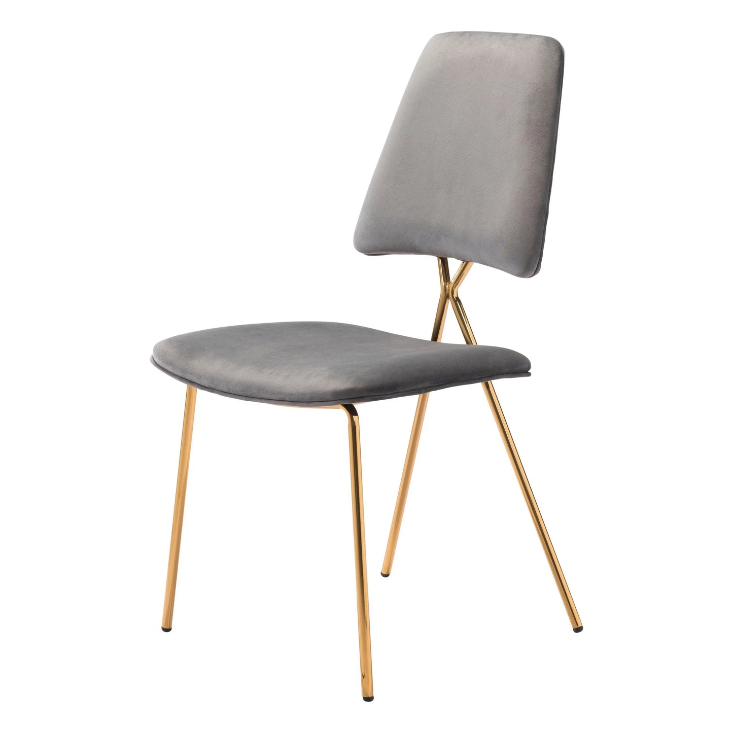 Chloe Performance Fabric Armless Dining Chair 2PC