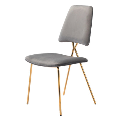 Chloe Performance Fabric Armless Dining Chair 2PC