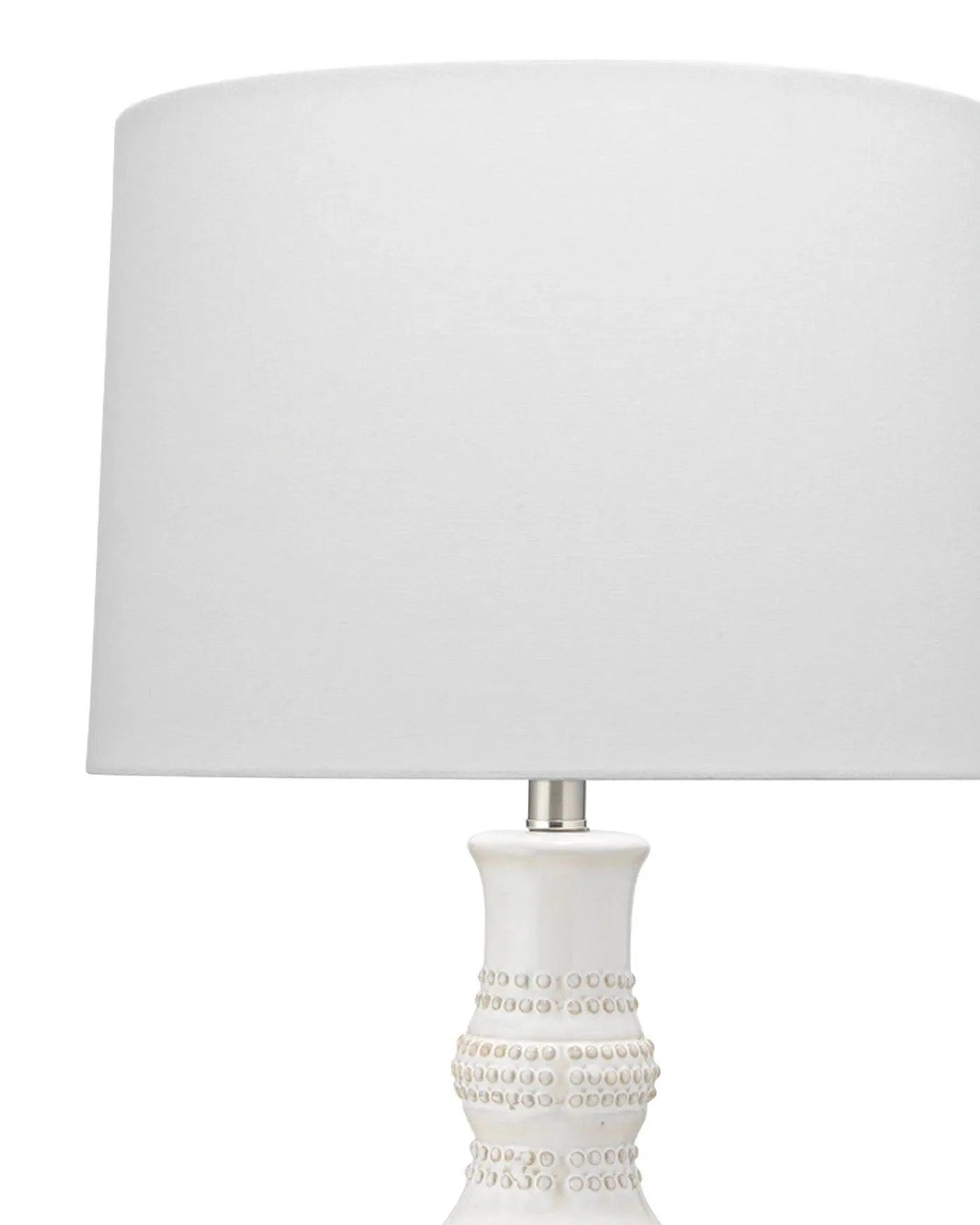 Coastal Style White Ceramic Droplet Table Lamp Table Lamps LOOMLAN By Jamie Young