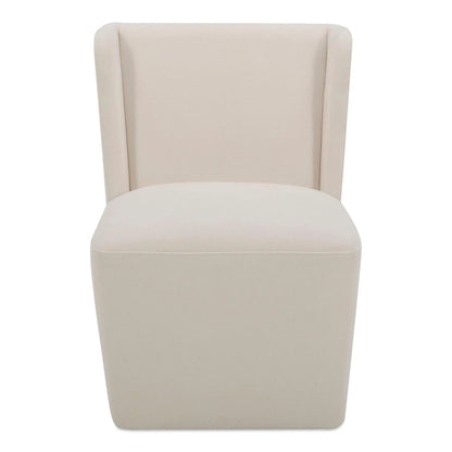 Cormac Rolling Polyester Upholstered Dining Chair