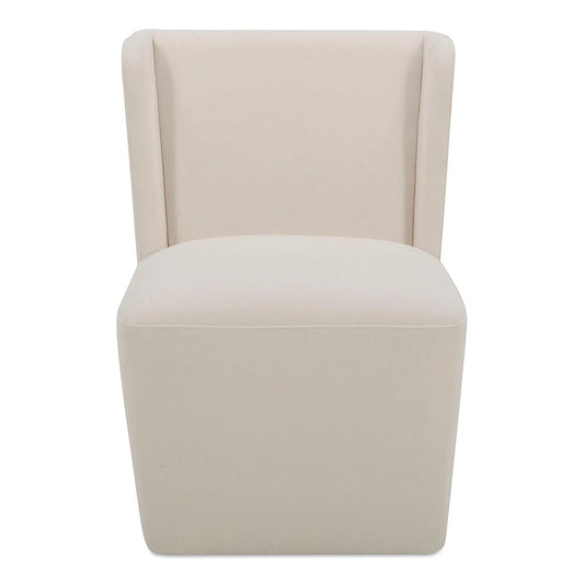 Cormac Rolling Polyester Upholstered Dining Chair