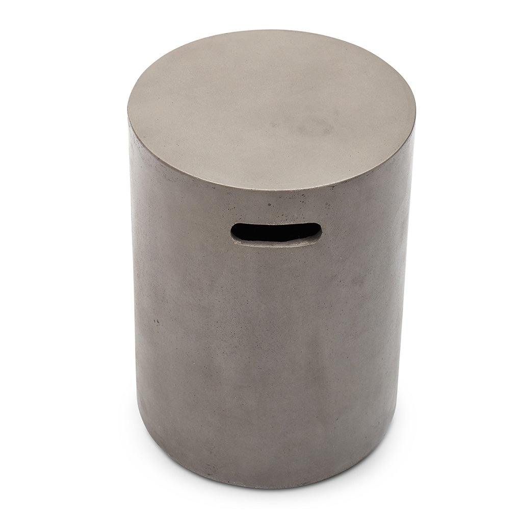 Cylinder Concrete Outdoor Stool