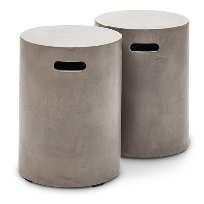 Cylinder Concrete Outdoor Stool