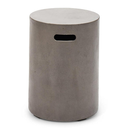 Cylinder Concrete Outdoor Stool