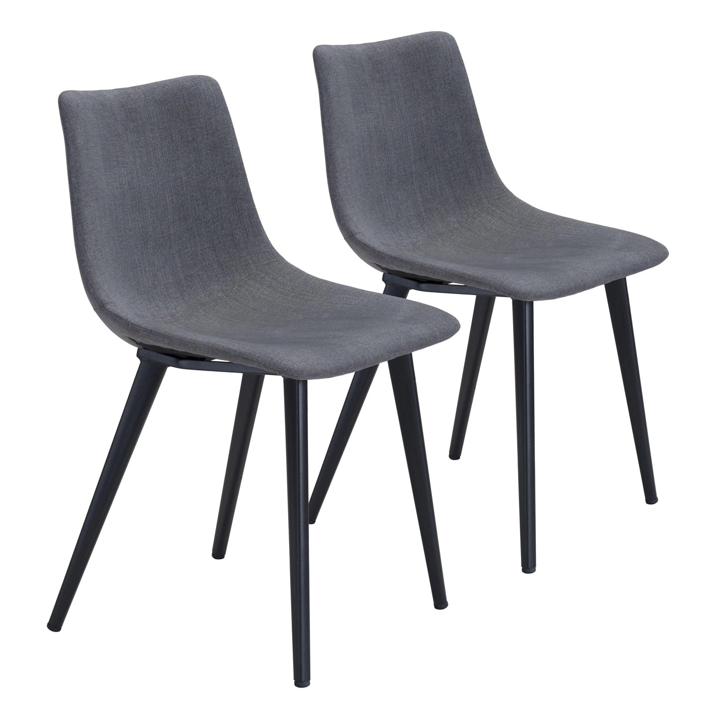 Daniel Polyester Upholstered Armless Dining Chair (Set Of 2)