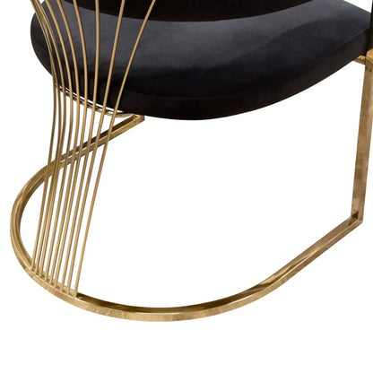 Solstice Velvet Upholstered Dining Chair