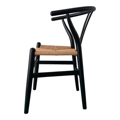 Dining Chair Black (Set Of 2) Black Scandinavian