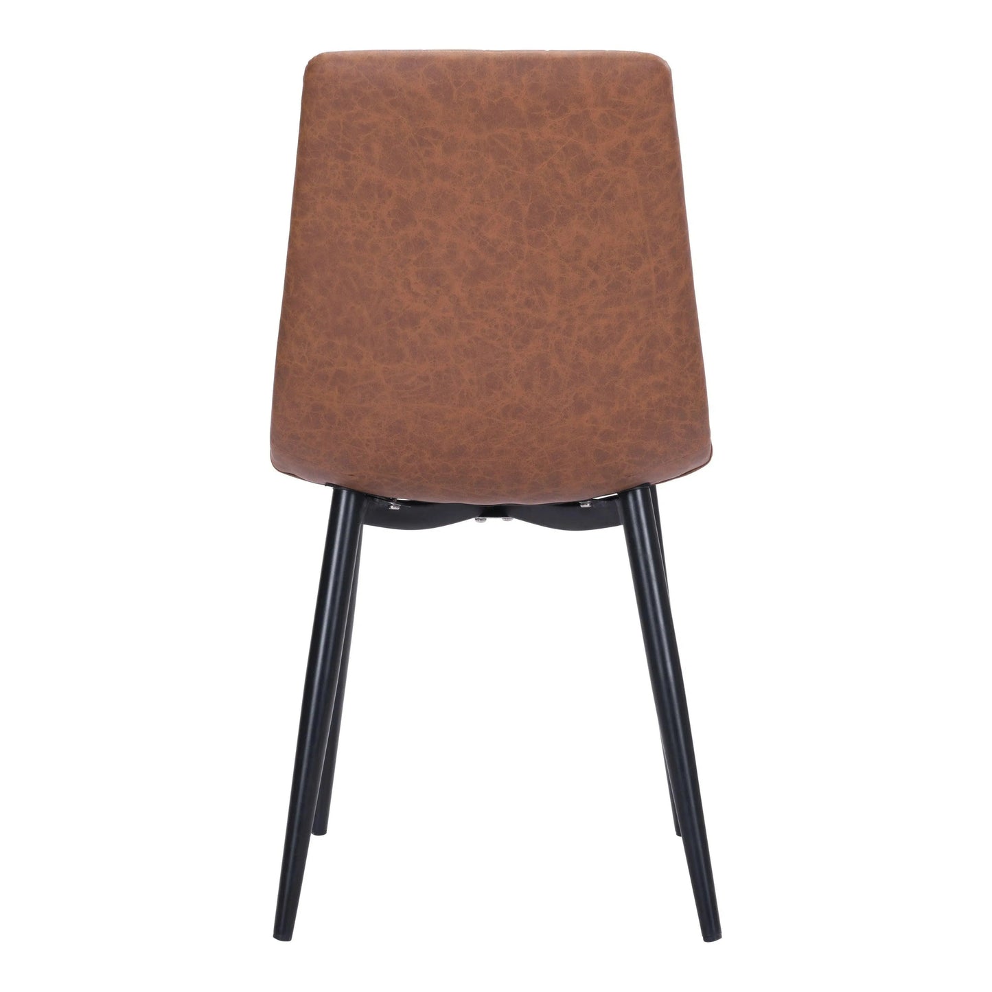 Dolce Leather Upholstered Armless Dining Chair (Set Of 2)