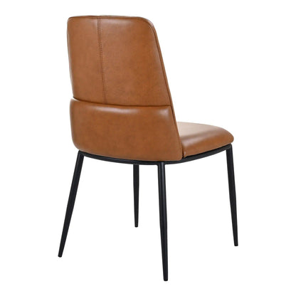 Douglas Leather Upholstered Armless Dining Chair (Set Of 2)