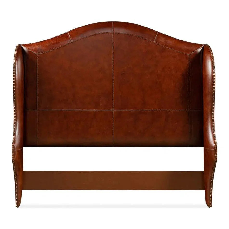 Dowry Equestrian Genuine Leather Headboard