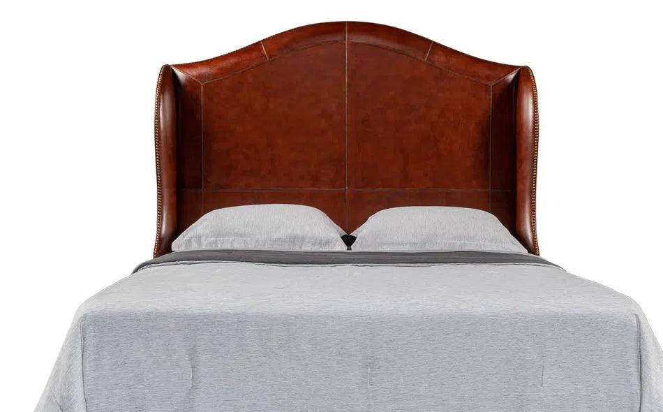 Dowry Equestrian Genuine Leather Headboard