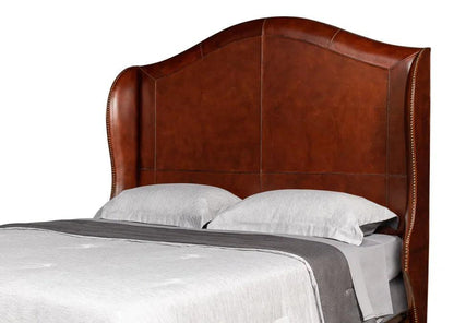 Dowry Equestrian Genuine Leather Headboard