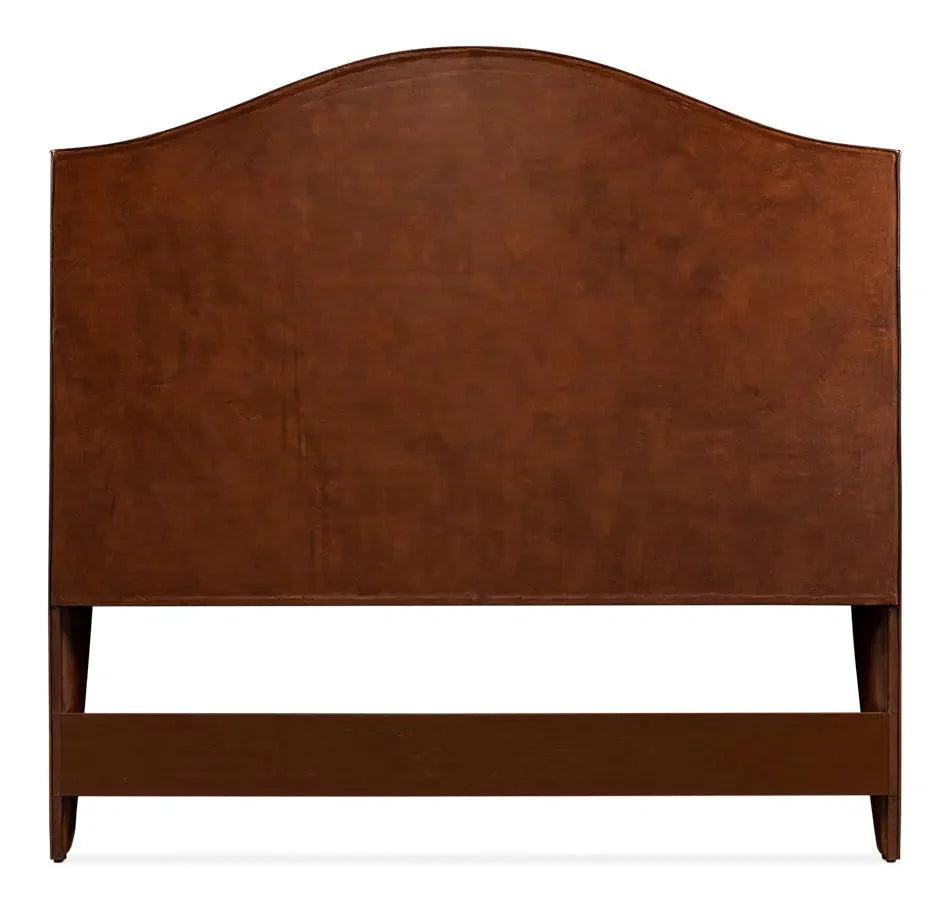 Dowry Equestrian Genuine Leather Headboard