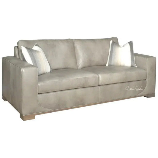 Fairview Custom Leather Sofa - Made to Order in the USA Sofas & Loveseats LOOMLAN By Uptown Sebastian