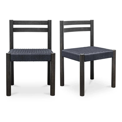 Finn Wooden Armless Dining Chair (Set Of 2)