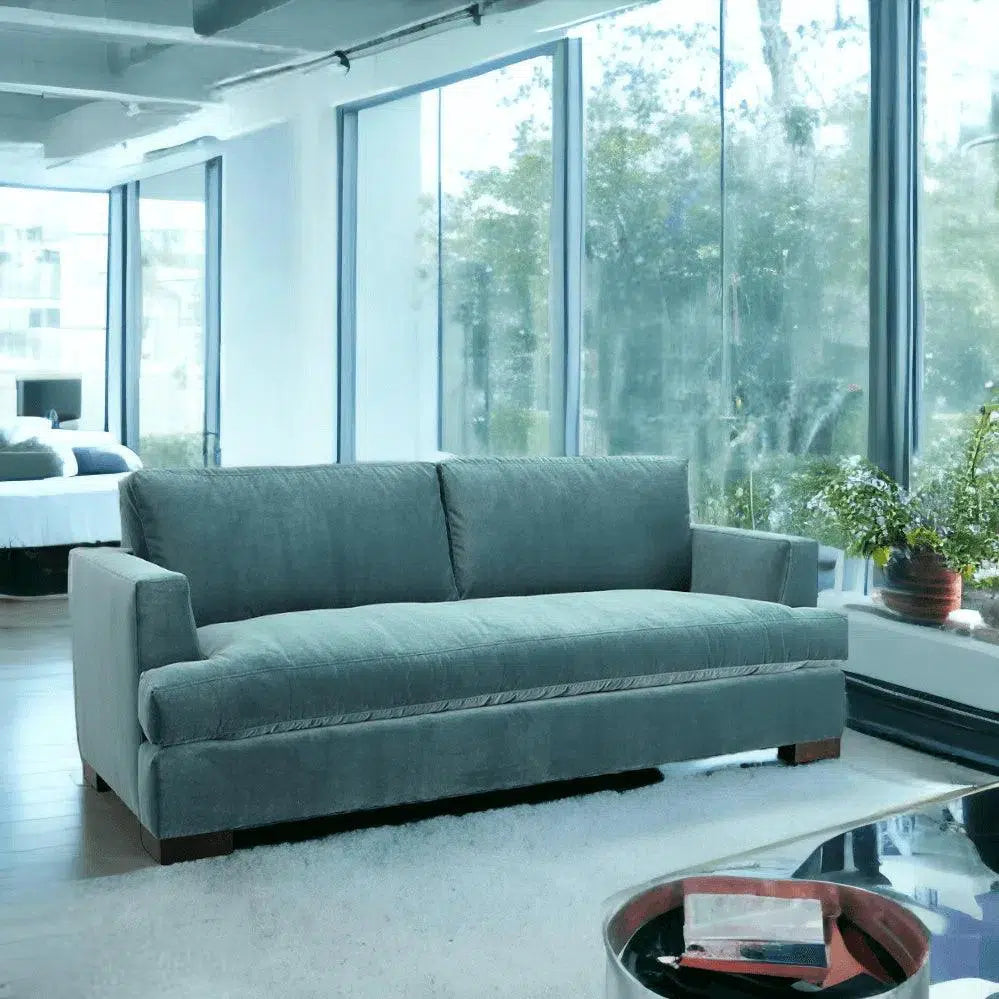 Uptown Sebastian Floridian Fun - Tropical Hand Leather Couch